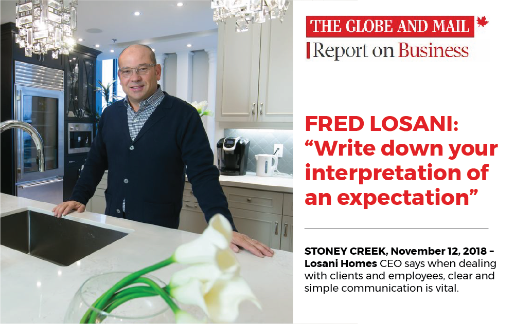You are currently viewing FRED LOSANI: “Write down your interpretation of an expectation”